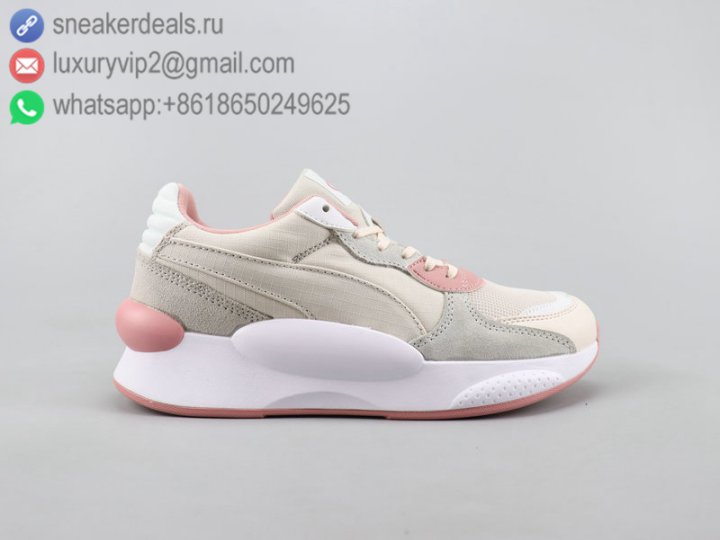 Puma RS 9.8 SPACE 2019 Retro Unisex Running Shoes Cream&Pink Size 36-45